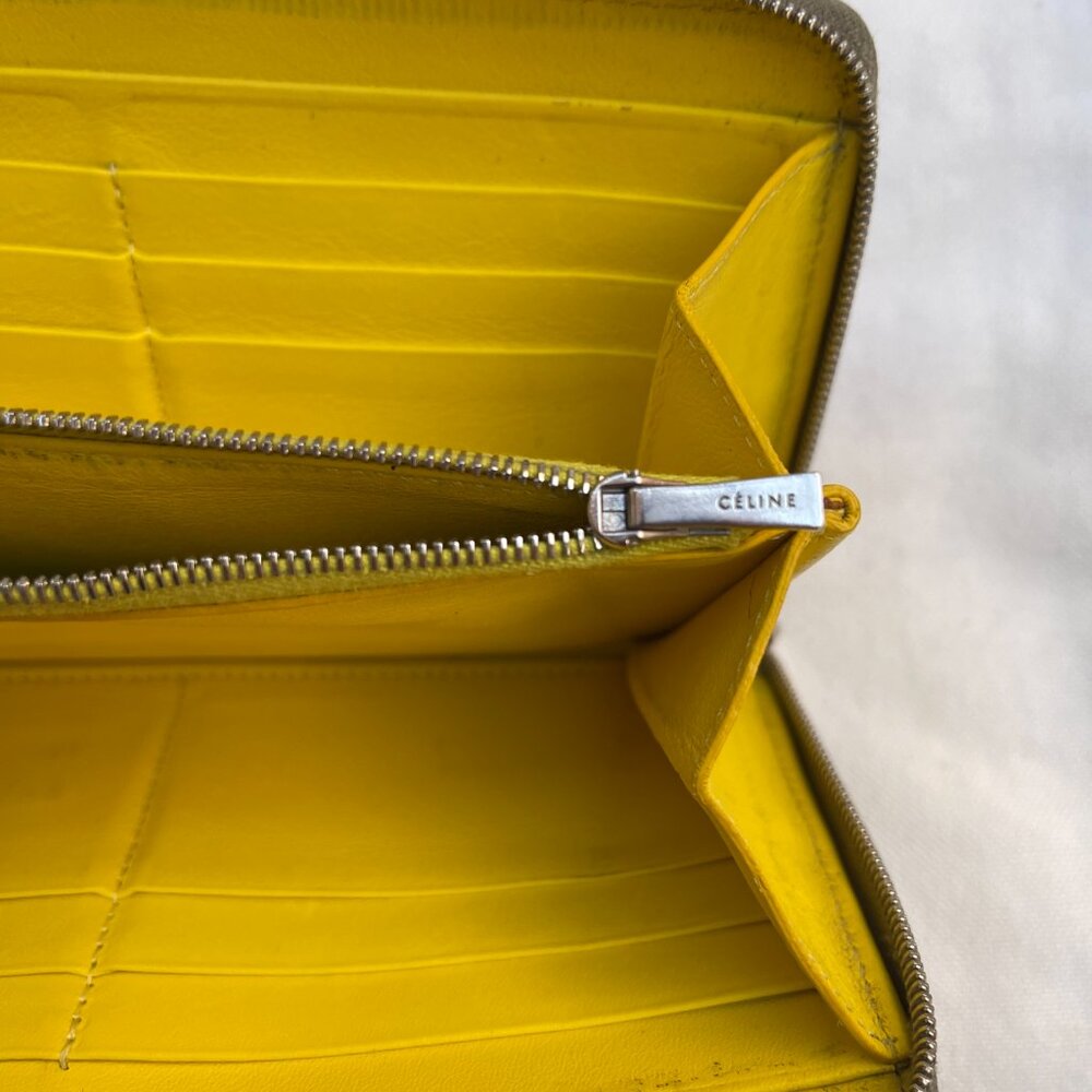 Celine zip around Continental wallet - Picture 7 of 13